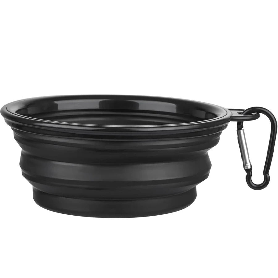 Portable Collapsible Dog Bowl – Pet Water & Food Dish for Walking, Hiking & Travel