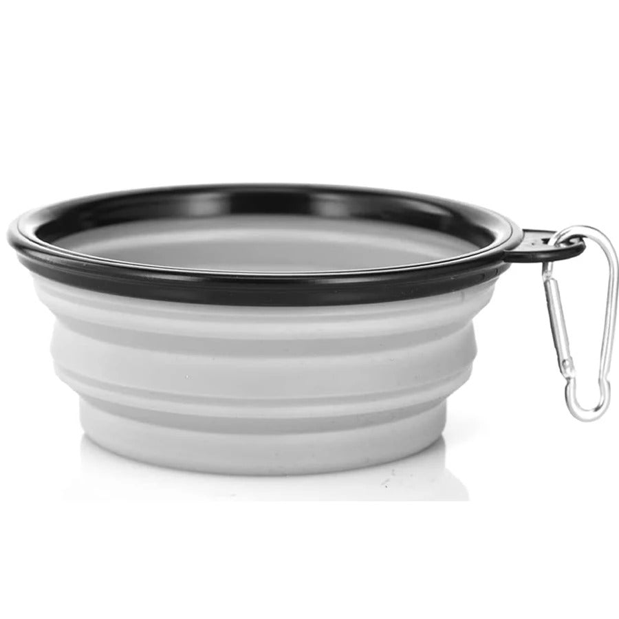 Portable Collapsible Dog Bowl – Pet Water & Food Dish for Walking, Hiking & Travel